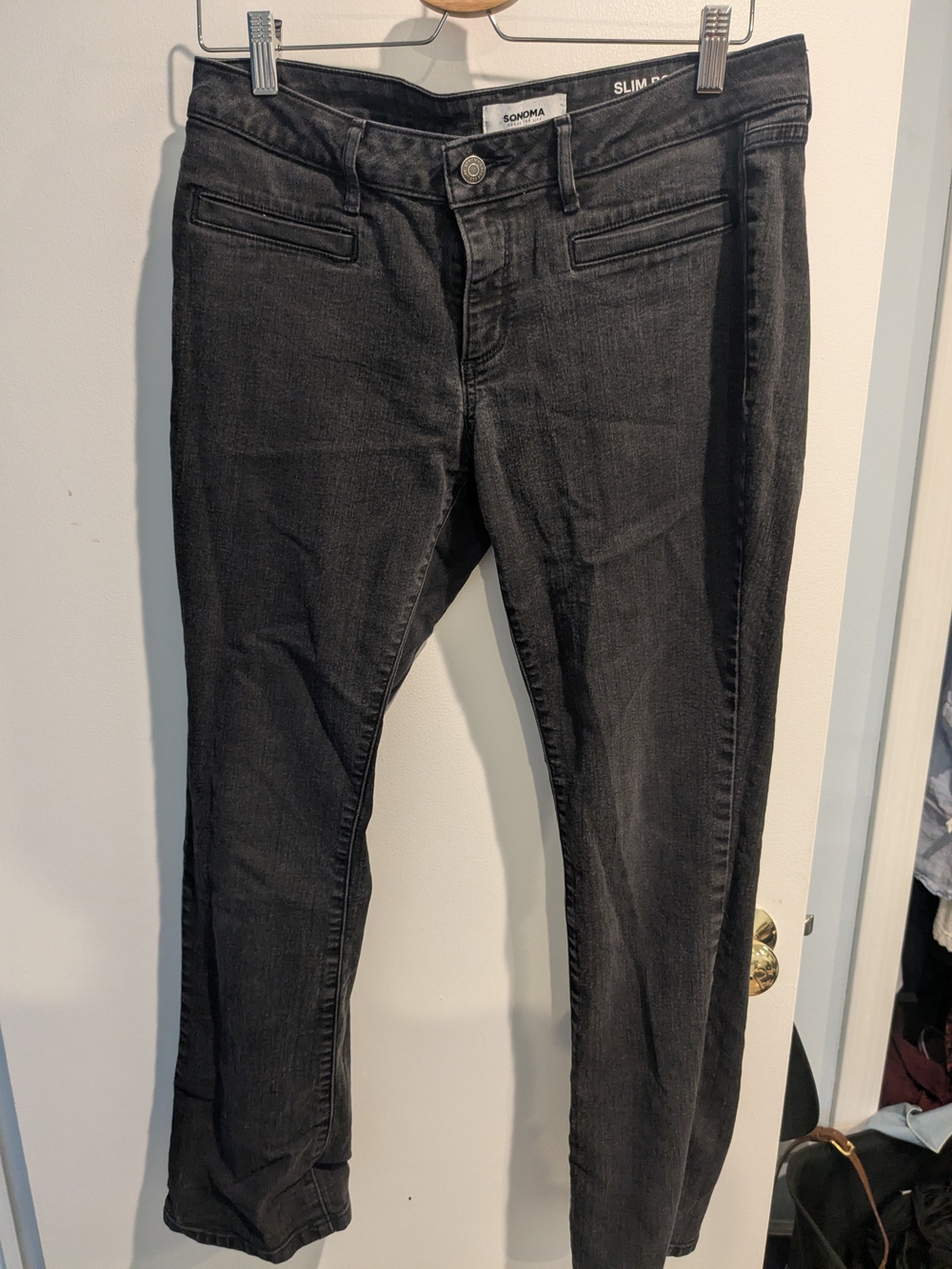 Sonoma Slim Fit Black Jeans